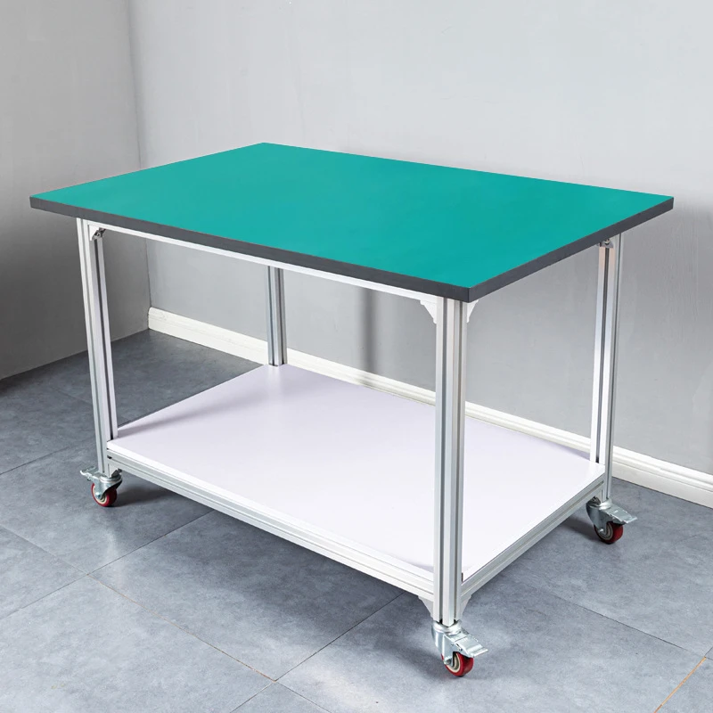 bàn thao tác inox bọc thảm cao su chống tĩnh điện