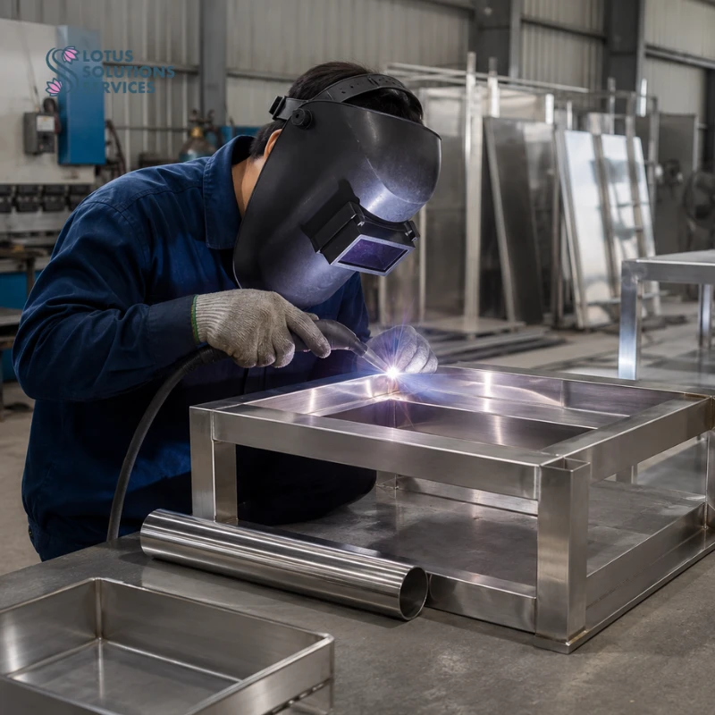 Xưởng gia công inox theo yêu cầu