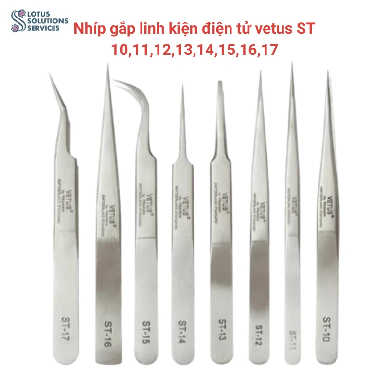 Toàn Tập Về Nhíp Chống Tĩnh Điện (ESD): Phân Loại & Ứng Dụng Nhíp Vetus, Nhíp Nhựa Phòng Sạch